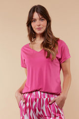 Iske T-shirt | Bright Pink