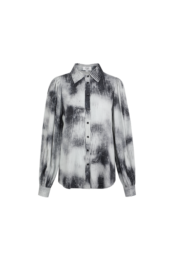 Chavana blouse | Black/Gray Melange