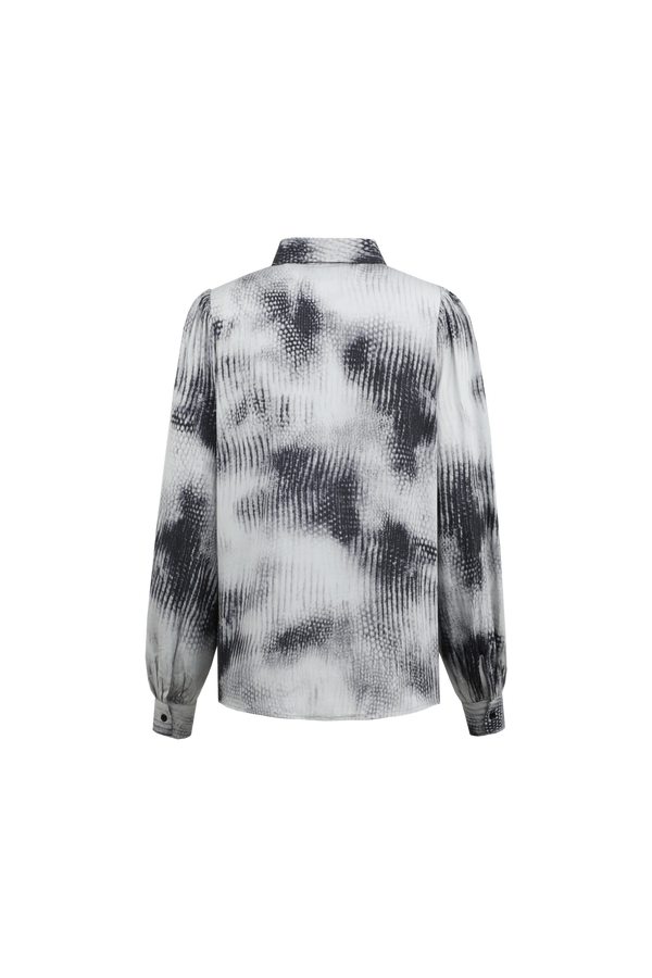 Chavana blouse | Black/Gray Melange