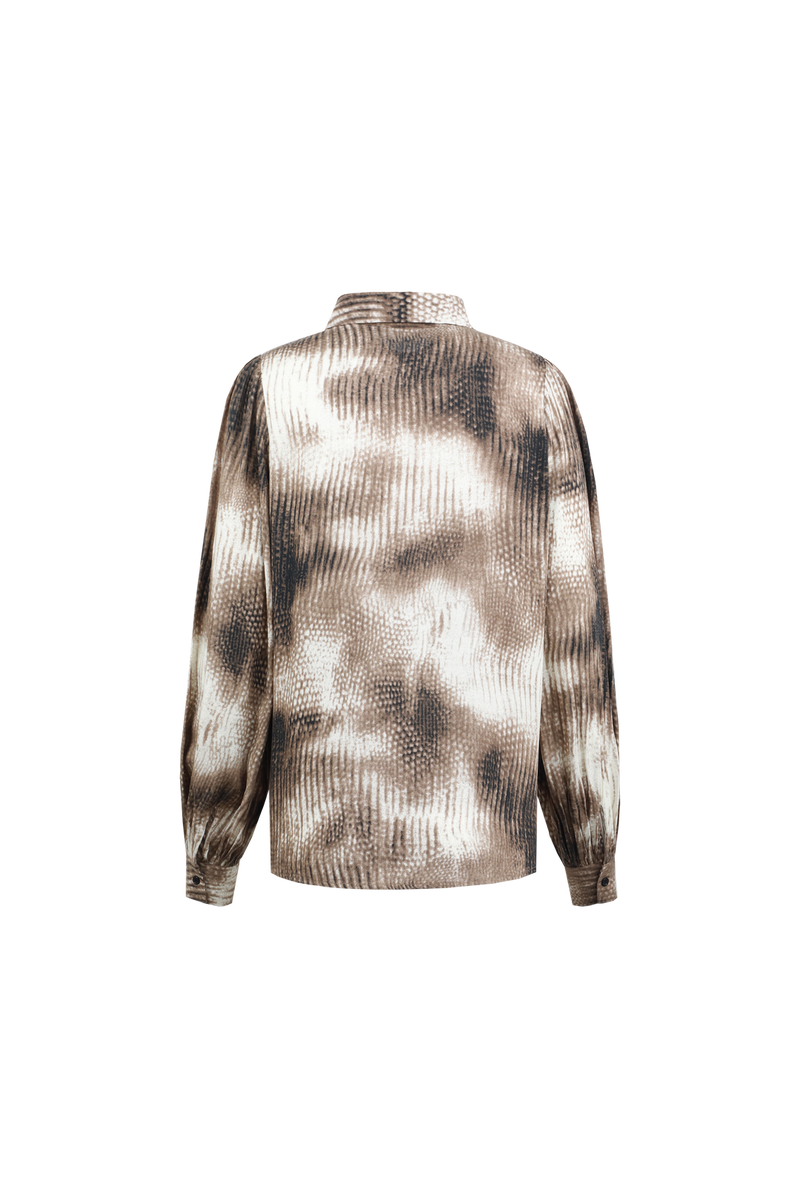 Chavana blouse | Offwhite/Sahara