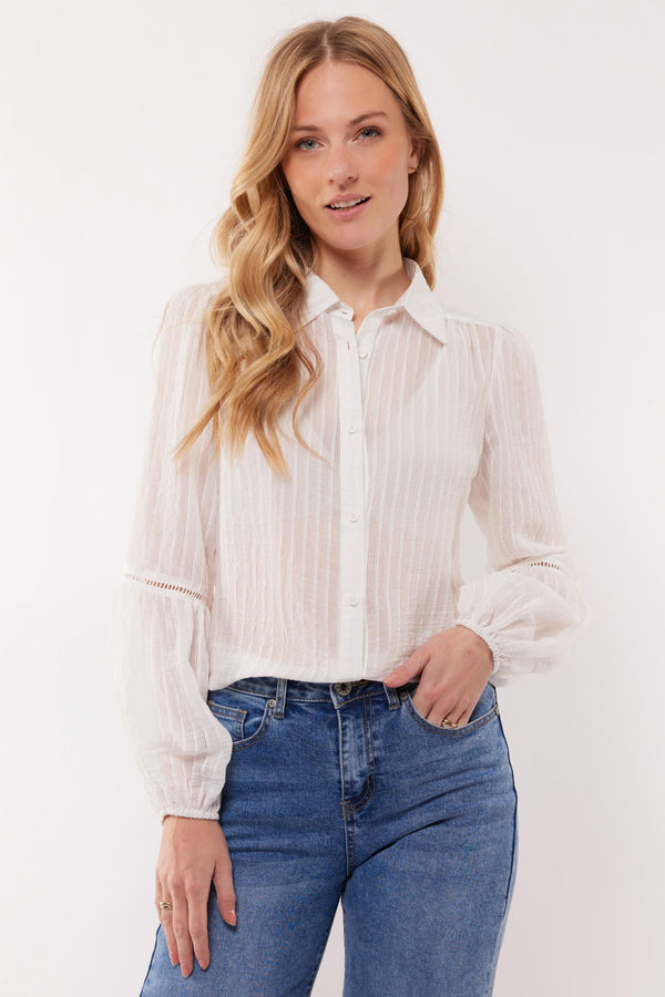 Catalina blouse | Offwhite