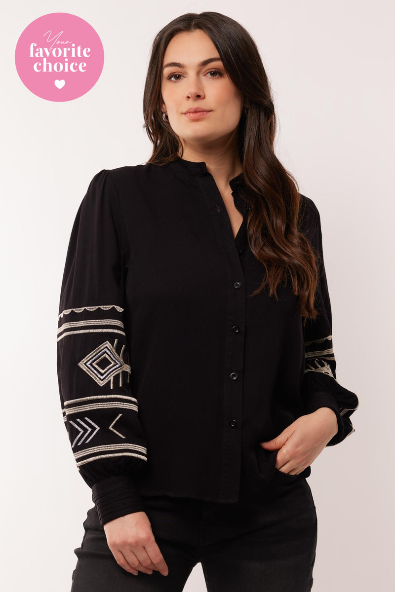 Chiara blouse | Black