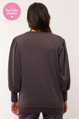 Celia top | Dark Gray