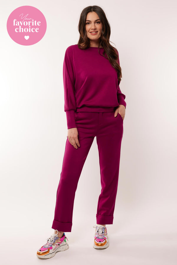 Ceyda broek | Raspberry