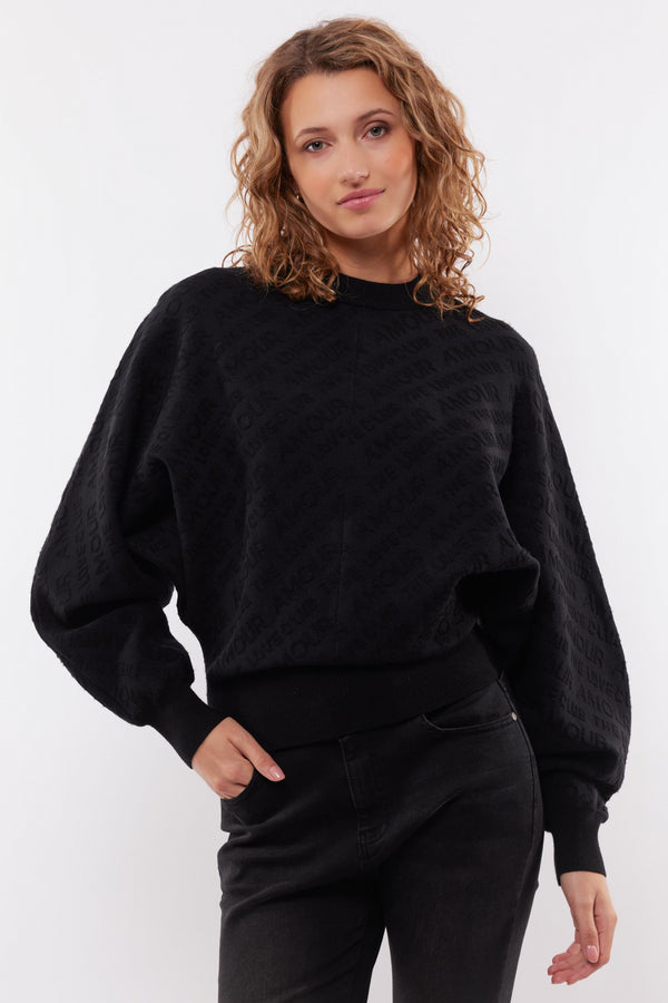 Divany knit sweater | Black