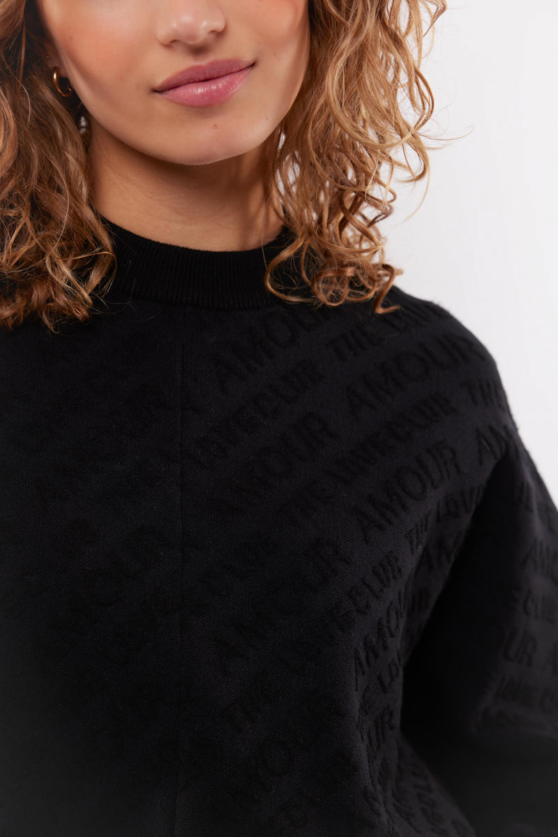 Divany knit sweater | Black