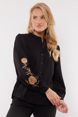 Nova blouse | Black