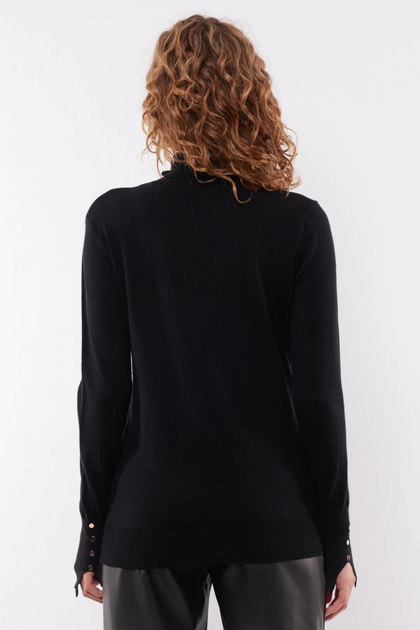 Daye knit sweater | Black