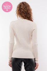 Desray knit sweater | Wool White