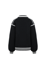 Kris cardigan | Black/Offwhite