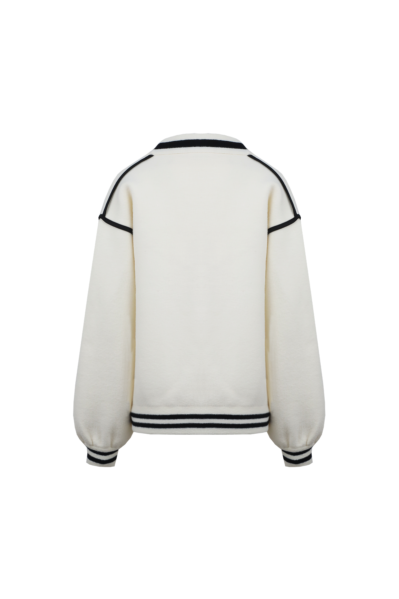 Kris cardigan | Sand/Black