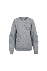 Dinja knit sweater | Gray Melange