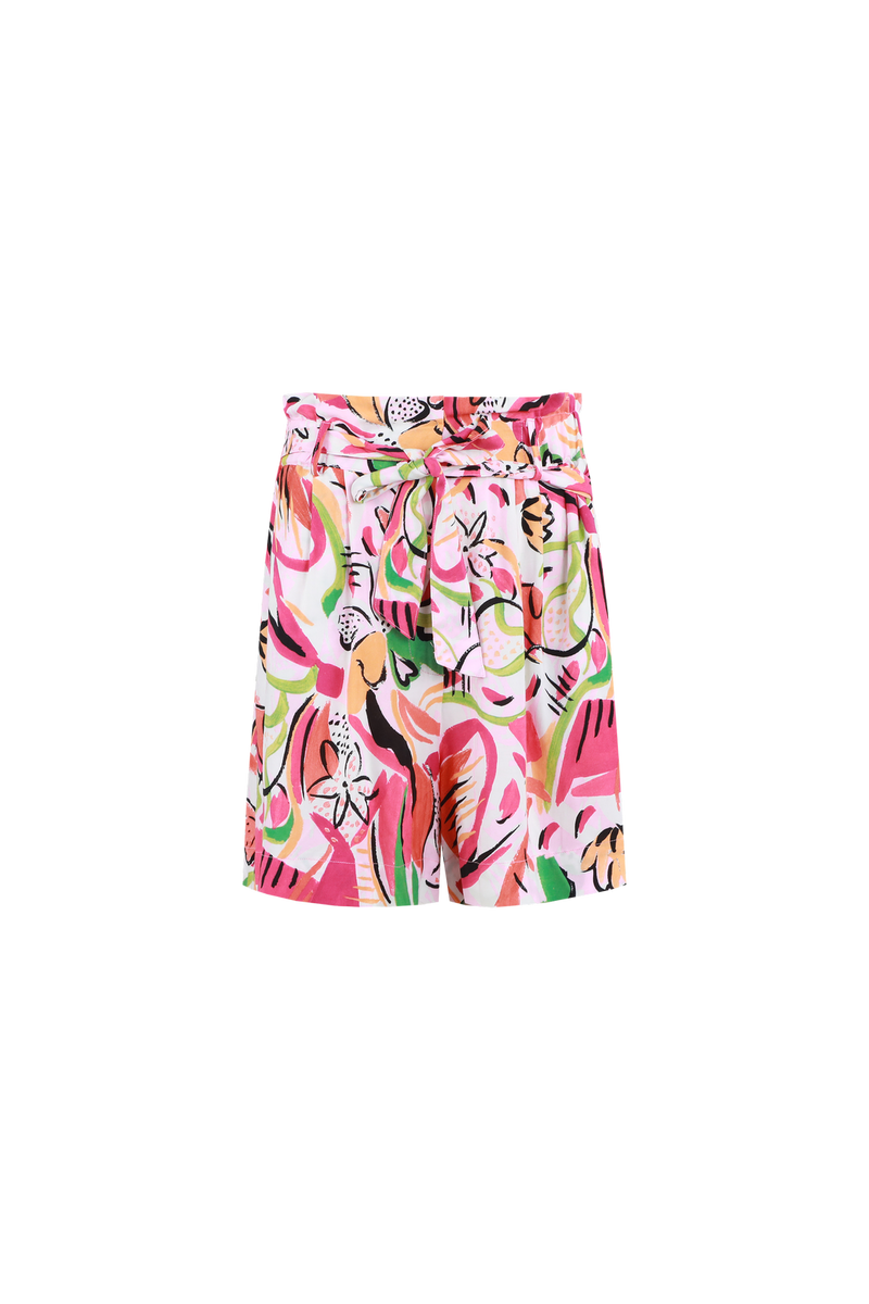 Bonita short | Coral/Color Mix