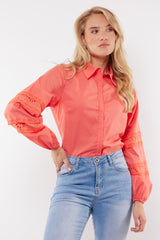 Rosa blouse | Spicy Coral