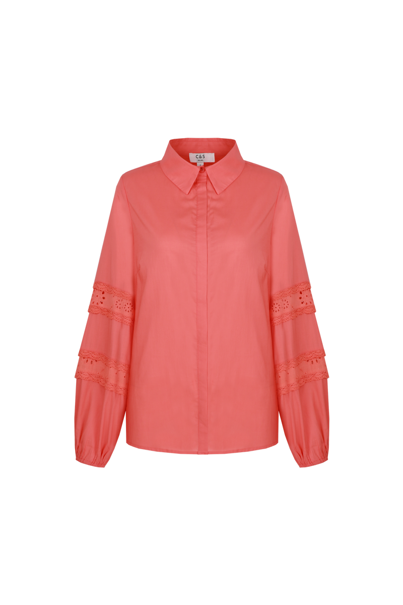 Rosa blouse | Spicy Coral