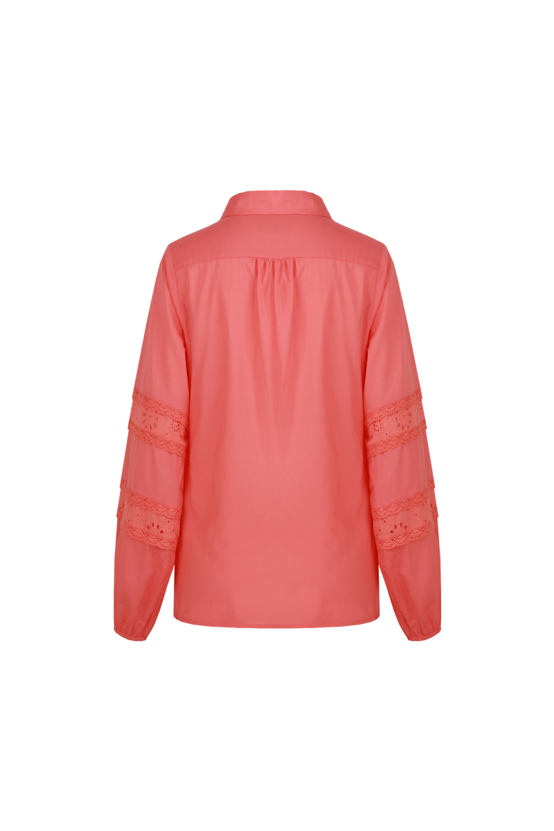 Rosa blouse | Spicy Coral