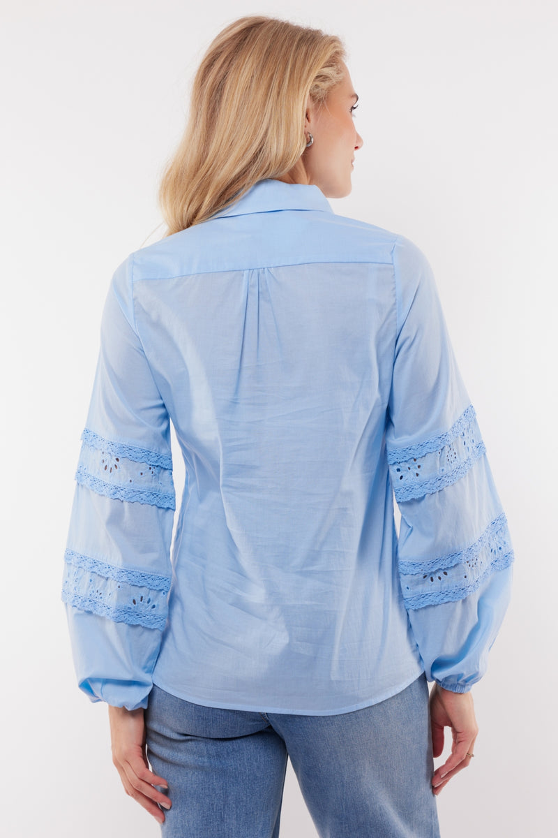 Rosa blouse | Ice Blue