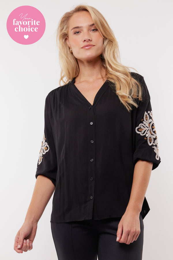 Arianna top | Black