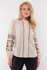 Cascade blouse | Sand