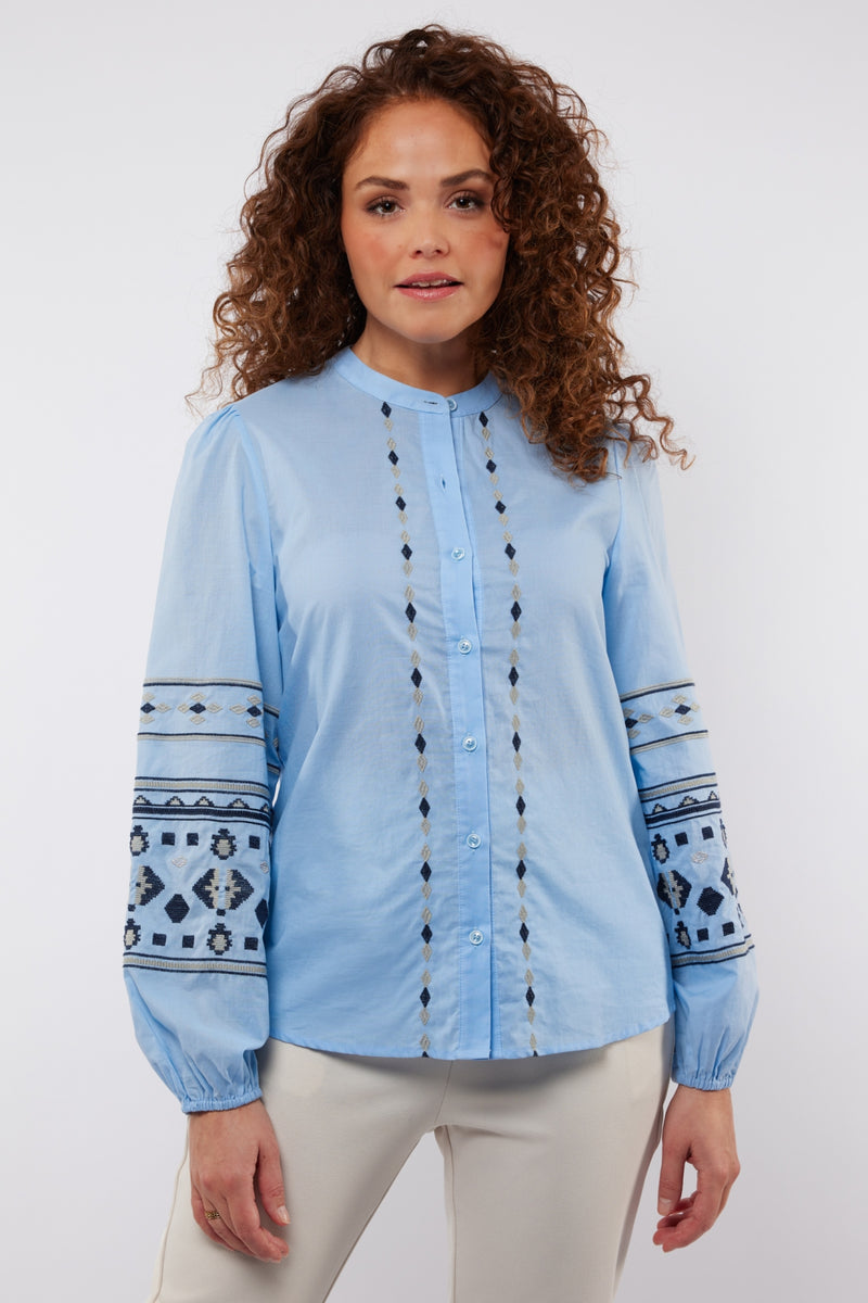 Cascade blouse | Ice Blue