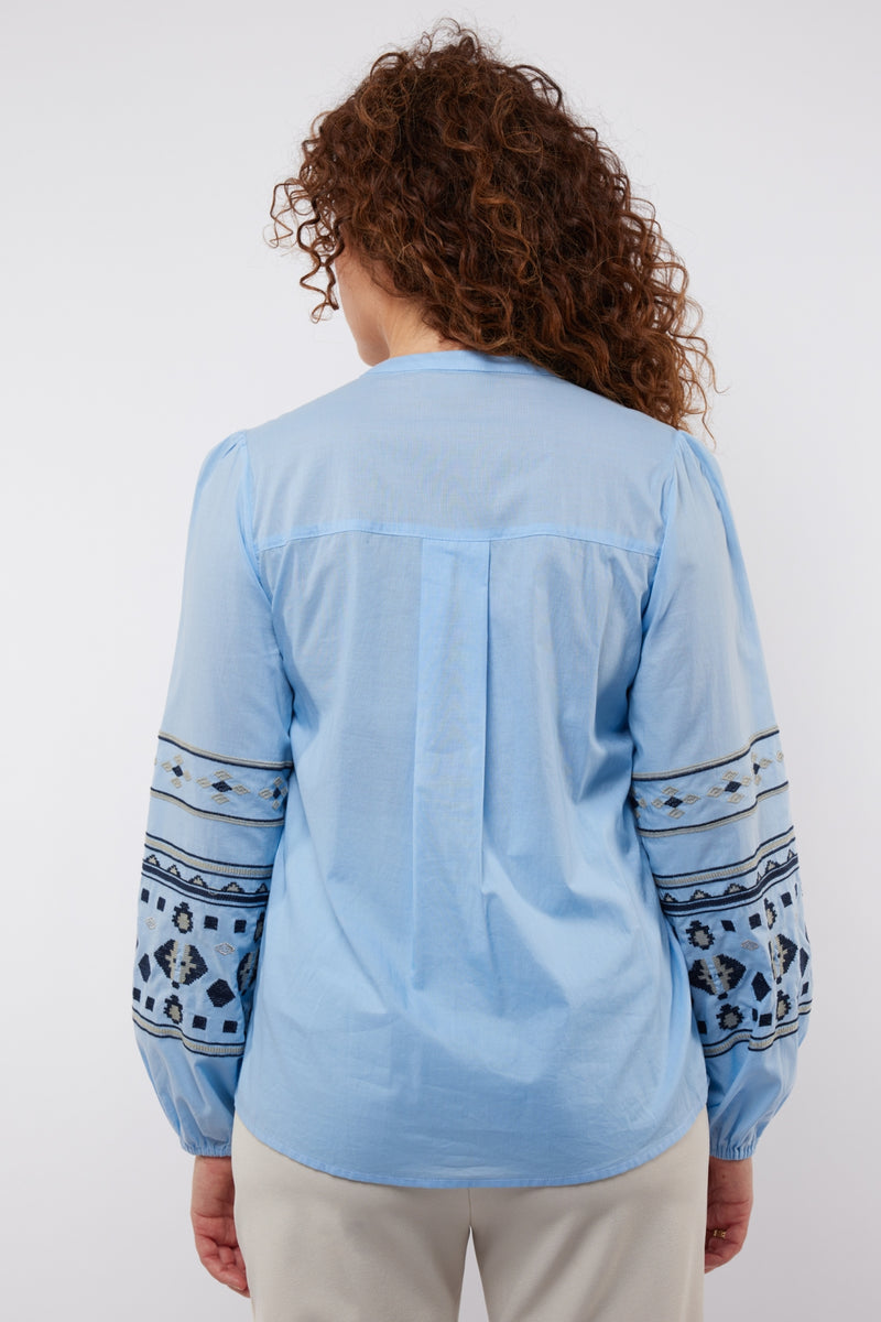 Cascade blouse | Ice Blue