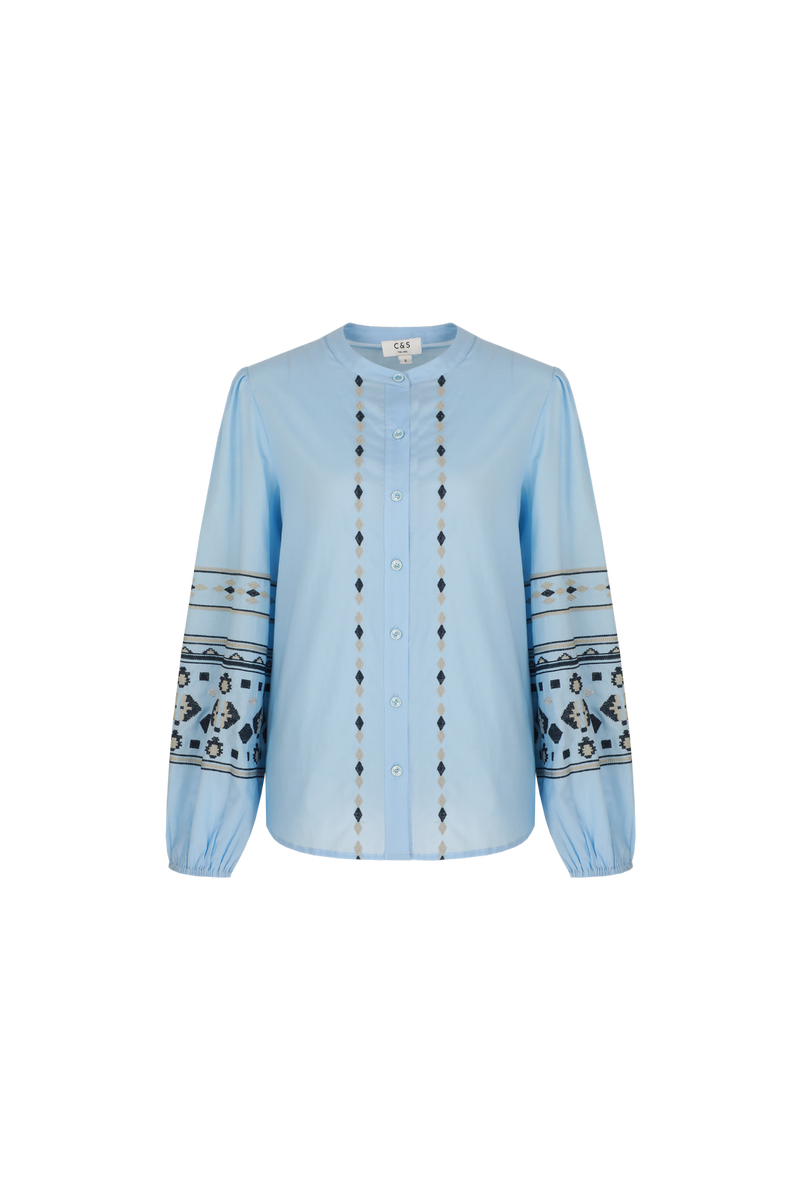 Cascade blouse | Ice Blue