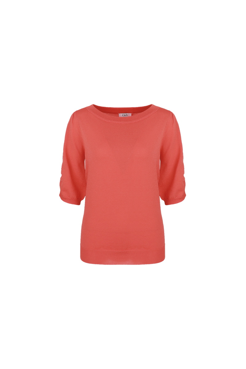 Mirandy top | Spicy Coral