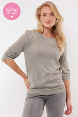 Mirandy top | Gray