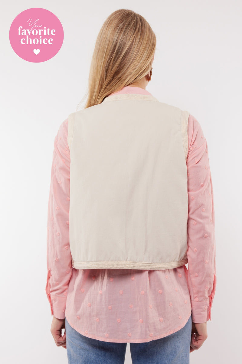 Tory gilet | Sand