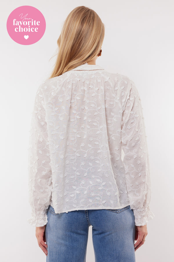 Aria blouse | Offwhite