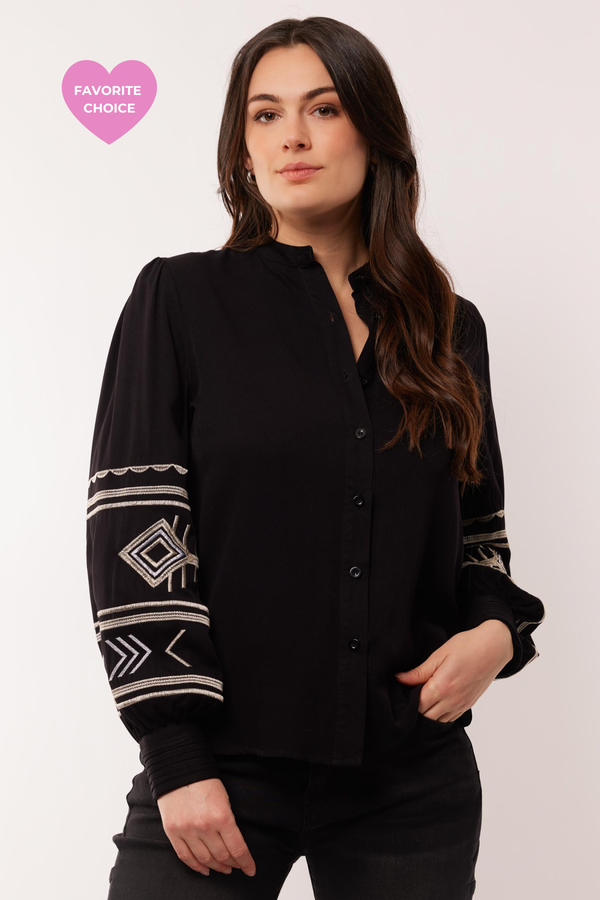 Chiara blouse | Black