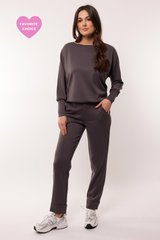 Ceyda broek | Dark Gray